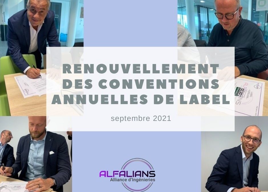 Nouvelle année, nouveaux Labels ALFALIANS